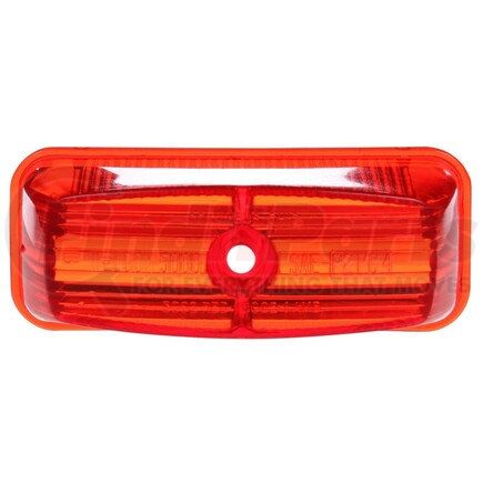 99170R by TRUCK-LITE - Marker Light Lens - Rectangular, Red, Acrylic, 1 Screw Mount