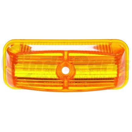 99170Y by TRUCK-LITE - Marker Light Lens - Rectangular, Yellow, Acrylic, 1 Screw Mount