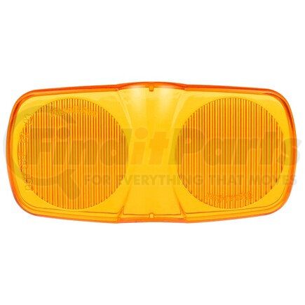 99238Y by TRUCK-LITE - Marker Light Lens - Rectangular, Yellow, Polycarbonate, 2 Screw Mount