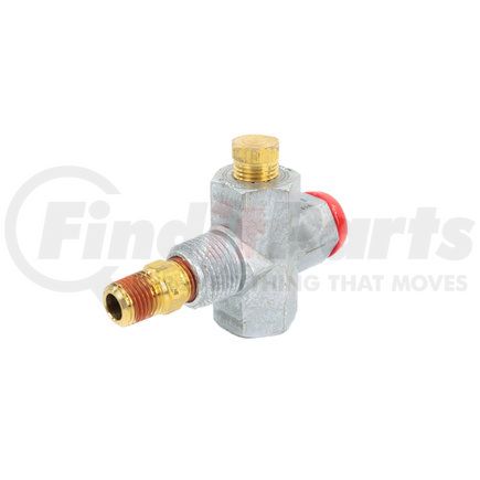 032222 by VELVAC - Air Brake Pressure Protection Valve - 1/4" Inlet Port NPTM (Hex Nipple), 1/4" Outlet Ports NPTF, 100 (maximum) Nominal Opening Pressure (psi), 70 (minimum) Nominal Closing Pressure (psi)