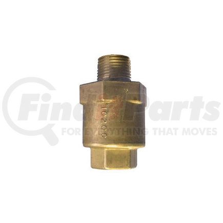 10200.50 by SEALCO - Air Brake Single Check Valve - 3/8 in. NPT Inlet and Outlet Port