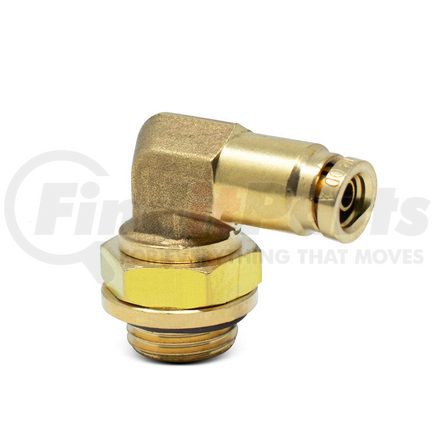 018055 by VELVAC - Air Brake Fitting - 90 Deg Male Swivel Elbow, 1/4" Tube, M16 Thread