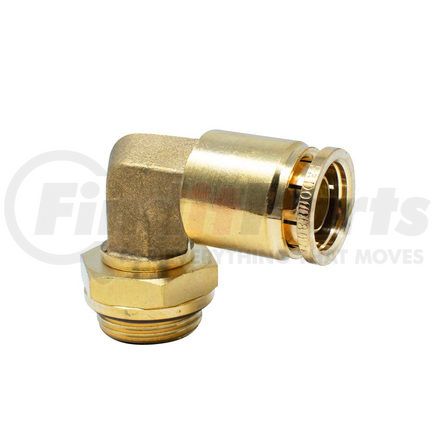 018060 by VELVAC - Air Brake Fitting - 90 Deg Male Swivel Elbow, 5/8" Tube, M22 Thread