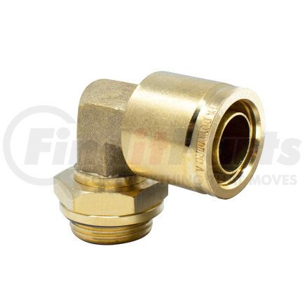 018061 by VELVAC - Air Brake Fitting - 90 Deg Male Swivel Elbow, 3/4" Tube, M22 Thread