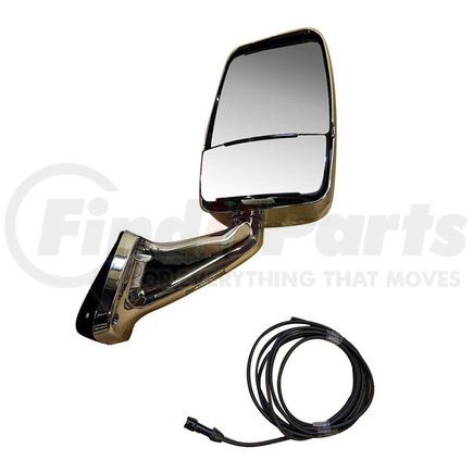 713864 by VELVAC - Door Mirror - 2025 Series, Passenger Side, Chrome, Manual, Standard