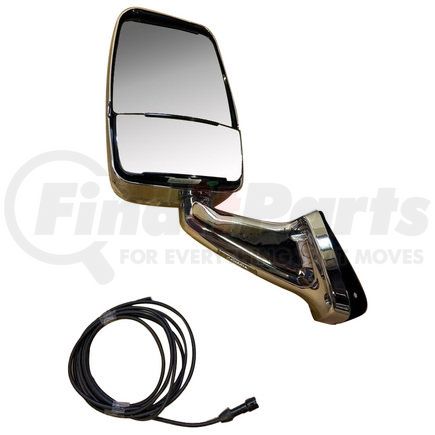 713865 by VELVAC - Door Mirror - 2025 Series, Driver Side, Chrome, Manual, Standard