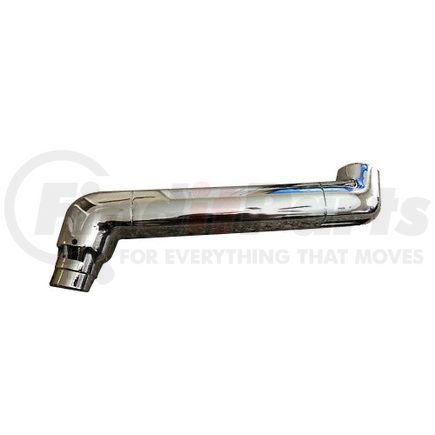 C709479 by VELVAC - Door Mirror Arm - 2030 Series, 10" Bus Arm, Chrome, Lighted