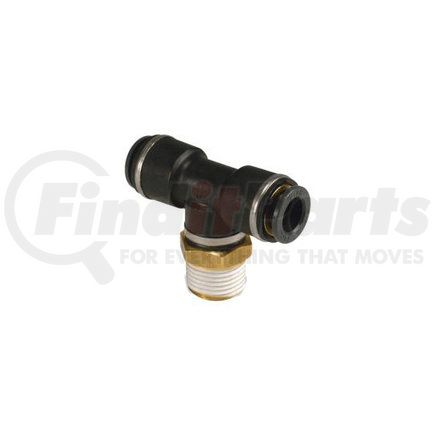 VEL016364 by VELVAC - Air Brake Fitting - Push-Lock, Male Branch Swivel Tee, 3/8" x 1/4"