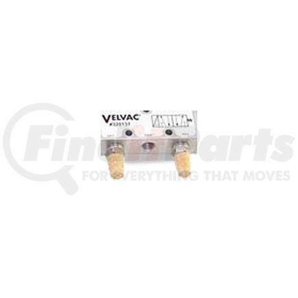 VLV030084 by VELVAC - Multi-Purpose Vent - 1/8" Cone Filter, 4-Way Electronic Solenoid Valve