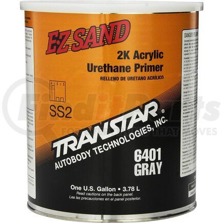 6401 by TRANSTAR - EZ Sand Primer - Gray, 1 Gallon, 2K Acrylic, Urethane