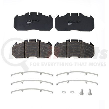 23D1310 by TORQSTOP - Disc Brake Pad Set - with Hardware, FMSI No. D1310-8425, 23K GAWR