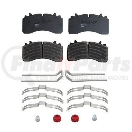 23D1777.2 by TORQSTOP - Disc Brake Pad Set - with Hardware, FMSI No. D1777, 23K GAWR