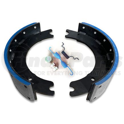 23K1308E by TORQSTOP - Drum Brake Shoe Kit - 15 in. Drum Dia., 4 in. Shoe Width, 1308E FMSI