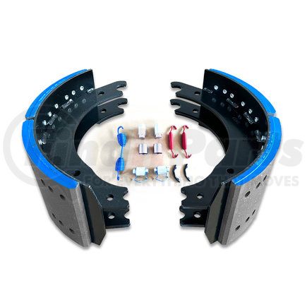 23K4514Q by TORQSTOP - Drum Brake Shoe Kit - 16.5 in. Drum Dia., 6 in. Shoe Width, 4514Q FMSI