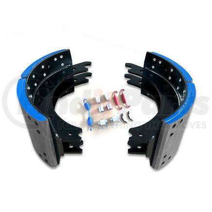 23K4707Q by TORQSTOP - Drum Brake Shoe Kit - 16.5 in. Drum Dia., 7 in. Shoe Width, 4707Q FMSI