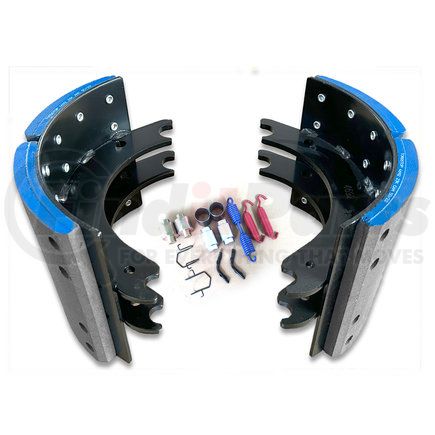 23K4692FC2 by TORQSTOP - Drum Brake Shoe Kit - 12.25 in. Drum Dia., 7.5 in. Shoe Width, 4692FC2 FMSI