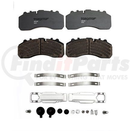 29D1203 by TORQSTOP - Disc Brake Pad Set - with Hardware, FMSI No. D1203-8323, 29K GAWR