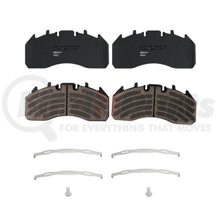 29D1311 by TORQSTOP - Disc Brake Pad Set - with Hardware, FMSI No. D1311-8426, 29K GAWR