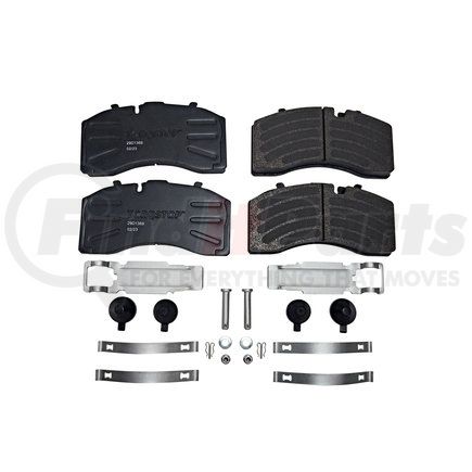 29D1369 by TORQSTOP - Disc Brake Pad Set - with Hardware, FMSI No. D1369-8479, 29K GAWR