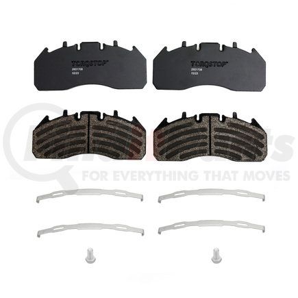 29D1708 by TORQSTOP - Disc Brake Pad Set - with Hardware, FMSI No. D1708-8931, 29K GAWR