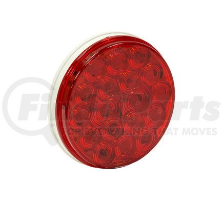 5624119 by BUYERS PRODUCTS - 4in. Red Round Stop/Turn/Tail Light with 18 LEDs (Sold in Multiples Of 10)