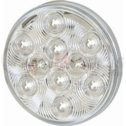 5624352 by BUYERS PRODUCTS - Dome Light - 4 inches, Clear, Round, LED, with White Housing
