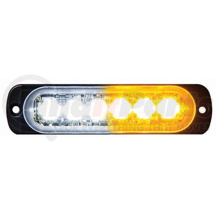 8891902 by BUYERS PRODUCTS - Strobe Light - 4.5 inches Amber/Clear, LED, Horizontal