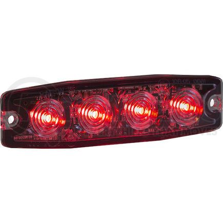 8892243 by BUYERS PRODUCTS - Strobe Light - 4.5 inches Red, LED, Ultra Thin