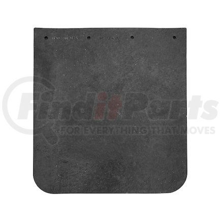 b1820lsp by BUYERS PRODUCTS - Mud Flap - Heavy Duty, Black, Rubber, Plain, Bolt-On Type, 18" Width, 20" Height, 0.25" Thickness