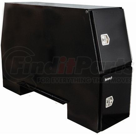 bp855524b by BUYERS PRODUCTS - 55X24X85in. Black Steel Backpack Truck Box - 9.1in. Offset Floor
