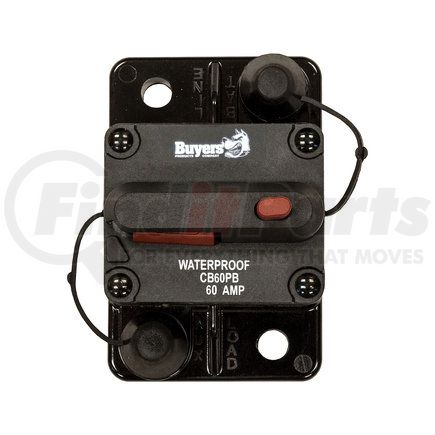 cb60pb by BUYERS PRODUCTS - Circuit Breaker - 60 AMP, with Manual Push-To-Trip Reset