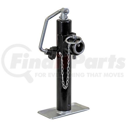 0091205 by BUYERS PRODUCTS - Trailer Jack - Swivel, Top Wind, 10 in.Travel, Pipe Mount