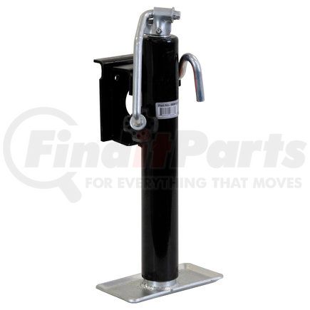 0091225 by BUYERS PRODUCTS - Trailer Jack - Swivel, Top Wind, 15in Travel, Bracket Mount