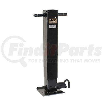 0091410 by BUYERS PRODUCTS - Trailer Jack - 12 in. Heavy-Duty, Side Pin 4 in. Square without Handle
