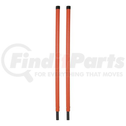 1308160 by BUYERS PRODUCTS - Bumper Guide, 1-5/16x36in. Fluorescent Orange Oversized Bumper Marker Sight Rods