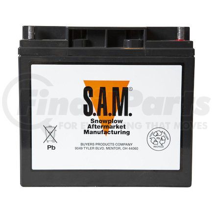 1410717 by BUYERS PRODUCTS - Vehicle-Mounted Salt Spreader Battery - 12V, 20 AMP, 275 CCA Gel Cell, Universal
