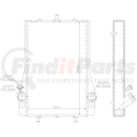 63623 by NISSENS - Radiator