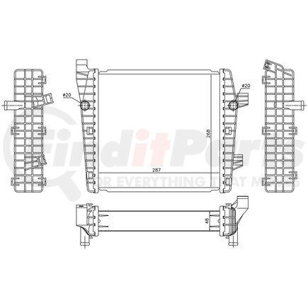 65320 by NISSENS - Supercharger Heat Exchanger