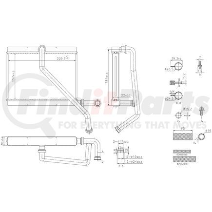 707289 by NISSENS - HVAC Heater Core