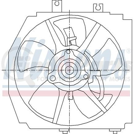 85381 by NISSENS - Engine Cooling Fan Assembly