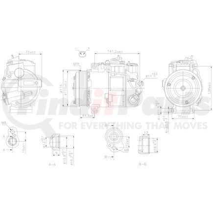 890199 by NISSENS - Air Conditioning Compressor with Clutch
