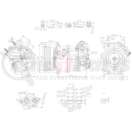 890593 by NISSENS - Air Conditioning Compressor with Clutch