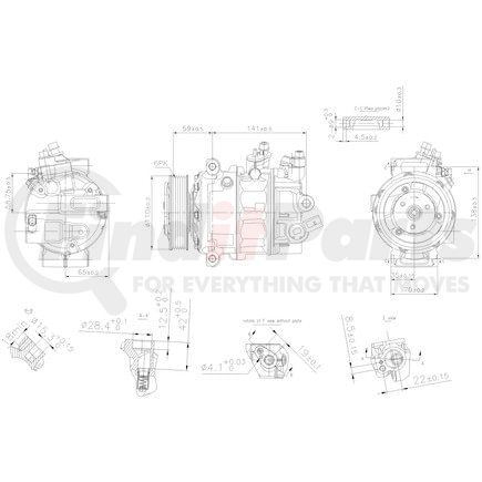 890754 by NISSENS - Air Conditioning Compressor with Clutch