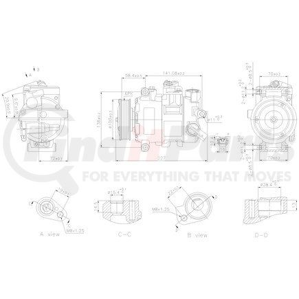 89415 by NISSENS - Air Conditioning Compressor with Clutch