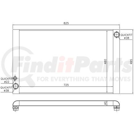 60325 by NISSENS - Radiator