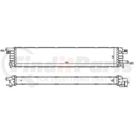 60354 by NISSENS - Supercharger Heat Exchanger