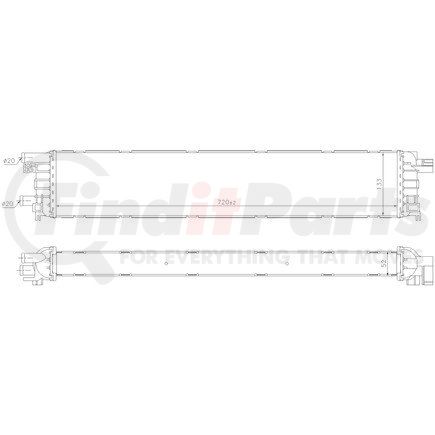 60355 by NISSENS - Supercharger Heat Exchanger