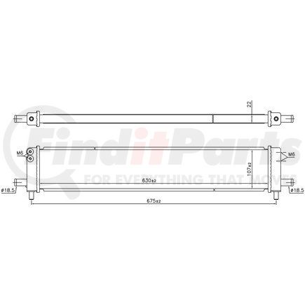 606545 by NISSENS - Drive Motor Inverter Cooler