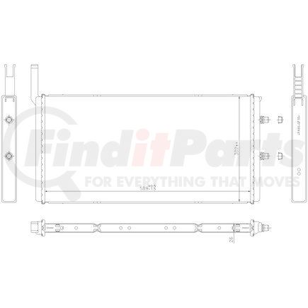 60835 by NISSENS - Intercooler Heat Exchanger