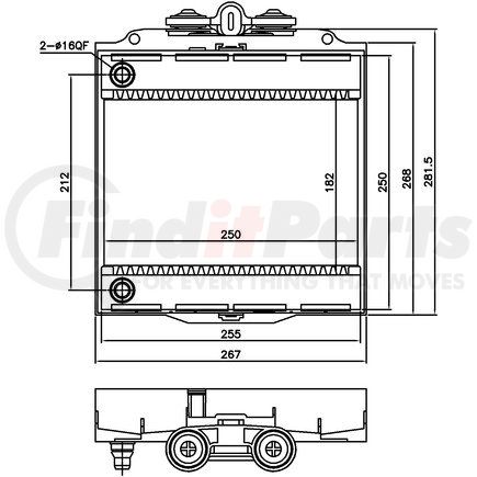 60873 by NISSENS - Auxiliary Radiator